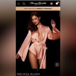 NWT Honey Birdette Melissa romper
